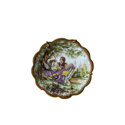 Monarch Limoge Miniture Decorative Plate 