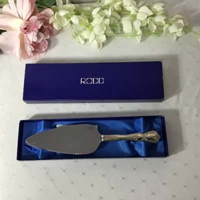 Vintage Rodd Silverplated Cake Server (boxed)