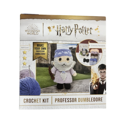Harry Potter Wizarding World Professor Dumbledore Crochet Kit – Make Your Own - New Unopened