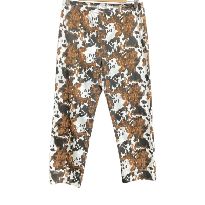 Mela Purdie Womens  Size 10 Ankle Length Pants Black  / Brown / White 