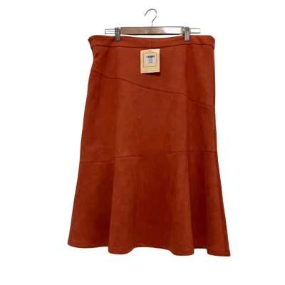 Noni B Womens  Size 14 A-Line Skirt Burnt Orange 