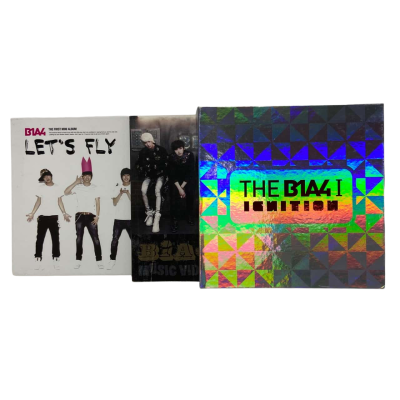 South Korean boy band B1A4 “Ignition” and “Let’s Fly” albums and booklets 