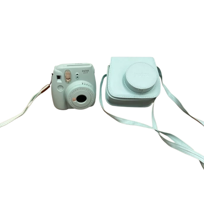 Fujifilm Instax Mini 9 Ice Blue Camera and Case 