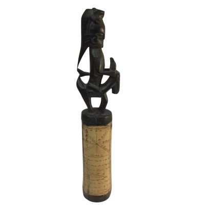 Indonesian Figure as pictured Approx 26 x 6cm