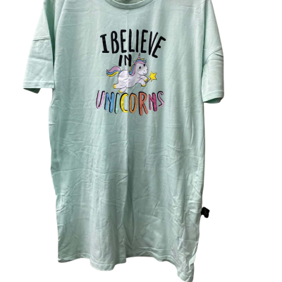 Peter Alexander Womens  Size M Green with Unicorn pattern