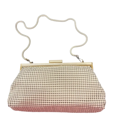 Glomesh Womens Evening Bag / Shoulder Bag Cream 