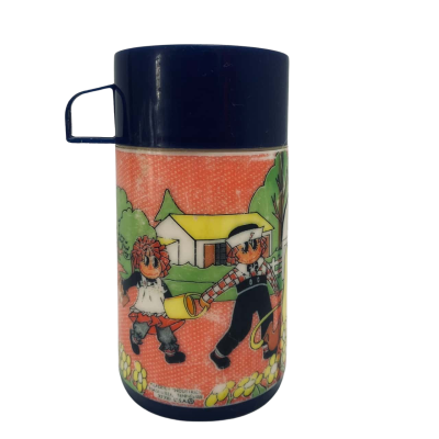 Vintage Aladdin Raggedy Ann & Andy Thermos Flask #VintageThermos #RaggedyAnnAndAndy #AladdinCollectibles