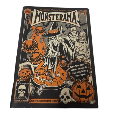 Monsterama No.1 Nostalgia Driven Horror Art 
