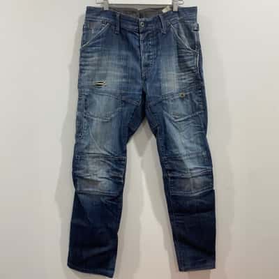  G Star Mens  Size 34 Blue 