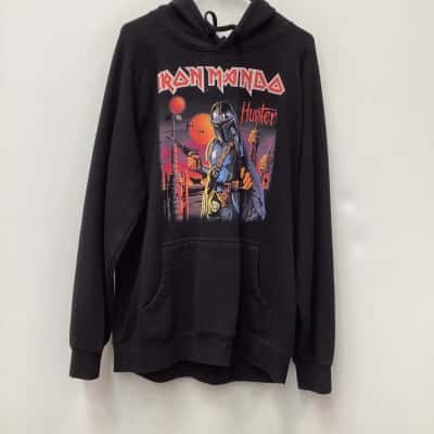 AS colour  Mens  Size L Hoodie Black  / Pattern 
