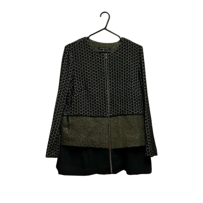 Bleu Blanc Rouge Womens Jackets Size 14 Black  / Green 