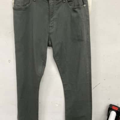 Adler  Mens  Size 31 Tapered Leg Jeans Green 