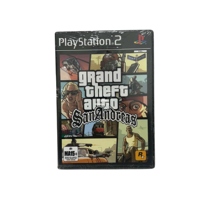 GTA PS2 Grand Theft Auto San Andreas Game Sealed