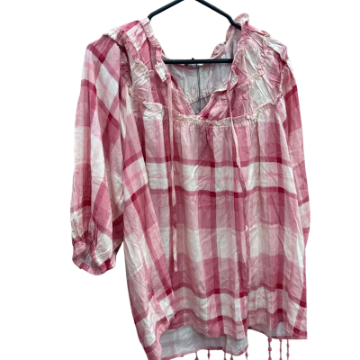 Katies Womens  Size 16 Pink Long Sleeve Top 