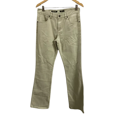 Wrangler Womens  Size 12 Bootcut Mid-Waist Jeans Beige/Tan