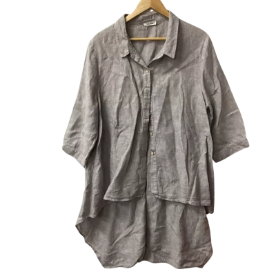 See Saw Womens  Size 18 3/4 Sleeve Shirt Grey B