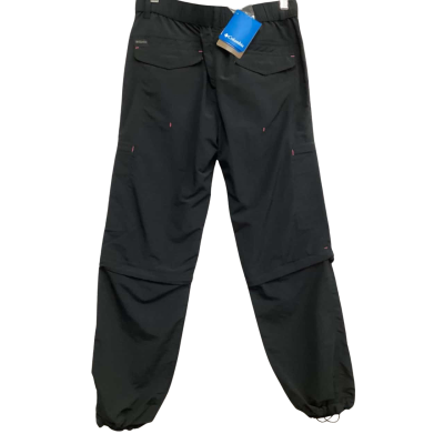 Columbia Unisex Convertible Pants  Size L Black  