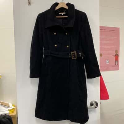 Jag Womens  Size 12 Winter Coat Black  