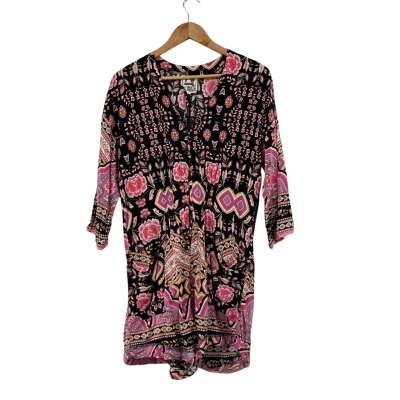 Jaase Size M Handmade Boho Rayon Spring Playsuit