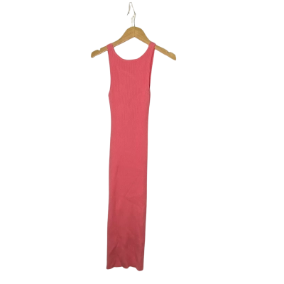 Perfect Stranger Womens  Size 10 Midi Dress Pink  