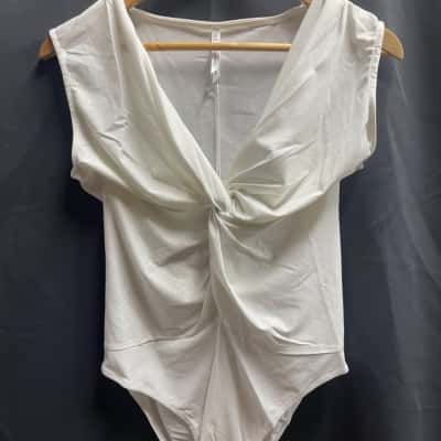 Spicy Sugar Womens Size 12 White Body Suit