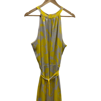 Target Size 18 Maxi / Sleeveless Dress  Light Grey/ Yellow  RRP $59.00