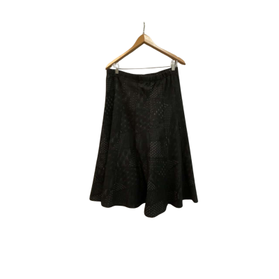  Womens Damart Black/ Grey skirt