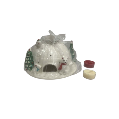 Winter Fun Igloo Votive Holder