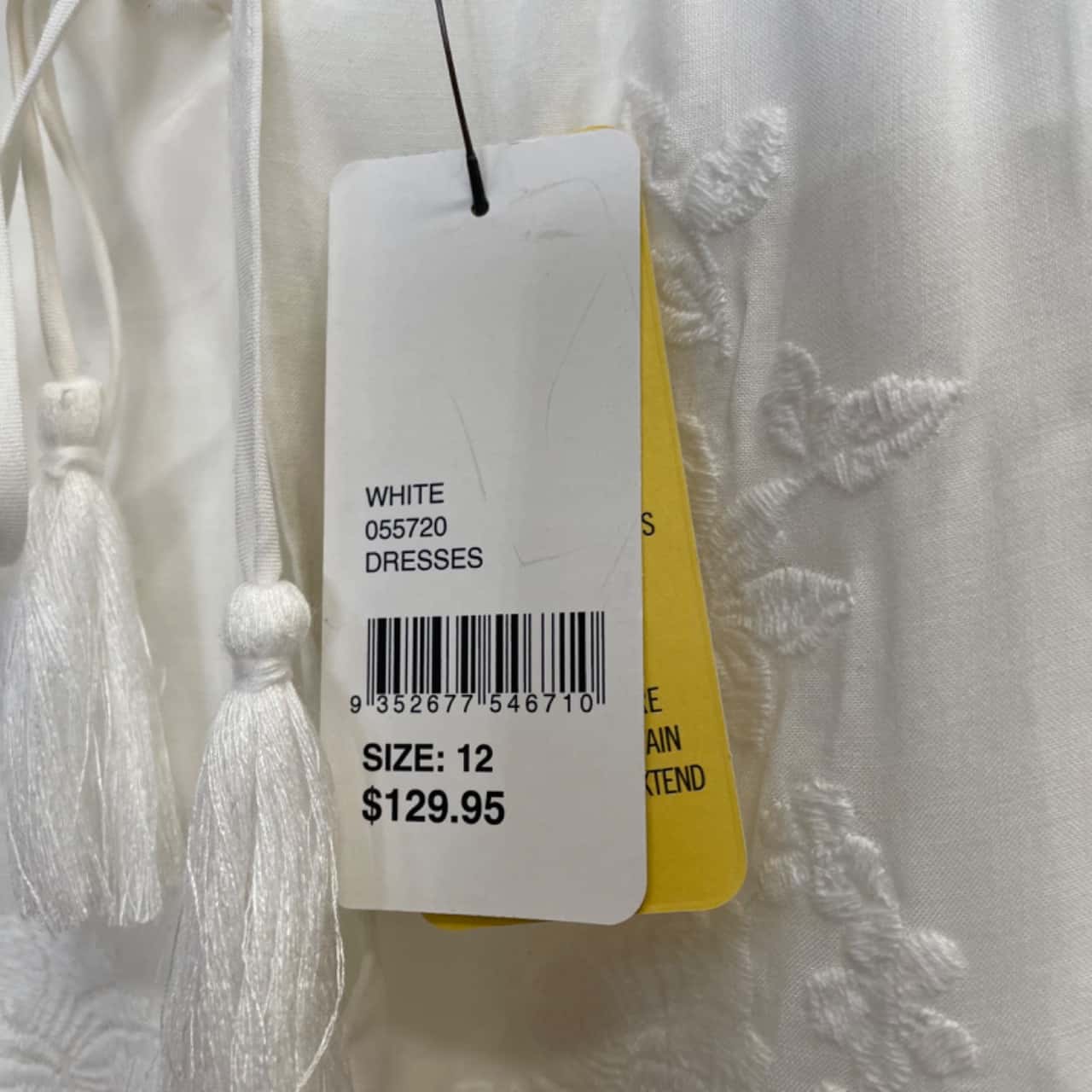 Sportsgirl Womens Size 8 BNWT Midi Dress White (s)