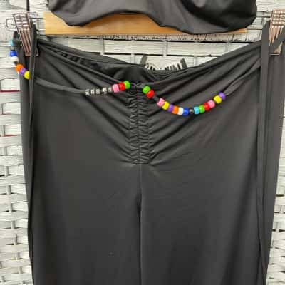 Kript Womens  Size S Casual Pants Black  