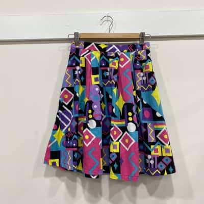 Revival Womens  Size 6 Midi Skirt Multicoloured 