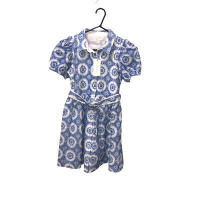David Jones Blue Dress with Belt Size 10
