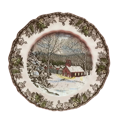 The Friendly Village Dinner Plate