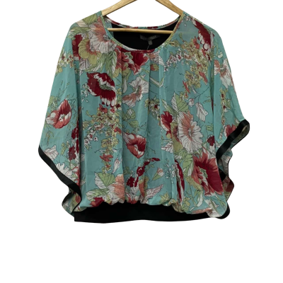 Liz Jordan Womens  Size 12 3/4 Sleeve Top Multicoloured 