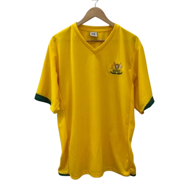 SoccerStar Mens  Size XL Soccer Jersey Yellow Australian Football