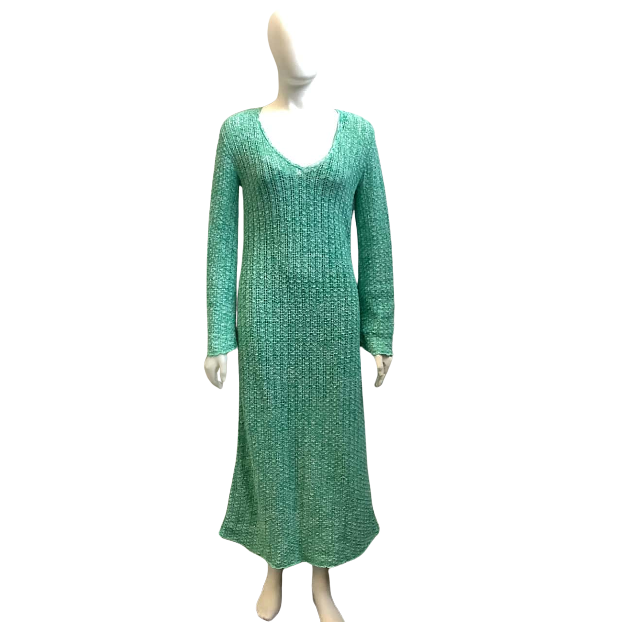 valma knit dress Women's Vix Paula Hermanny Knit Carmen Long Dress - Light Sweet Heart