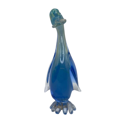 Murano Glass Duck 15cm (Chipped). Office