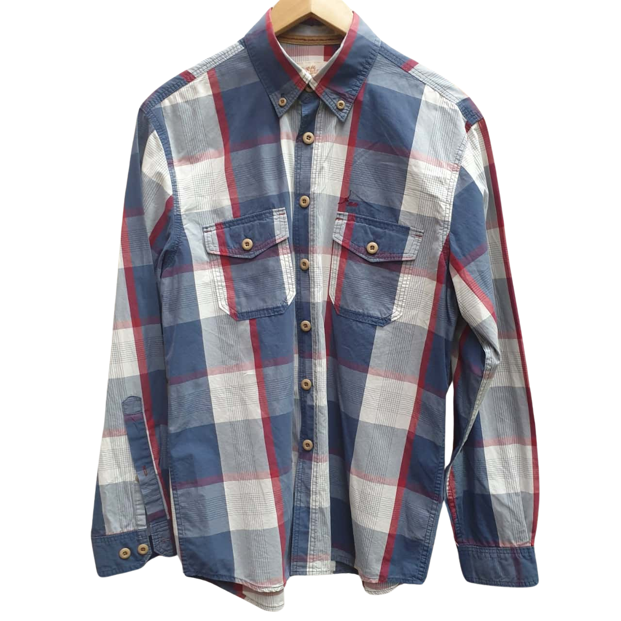 R.M. Williams Classic Fit Size M 'Rough Wash' Long Sleeve Shirt(s)