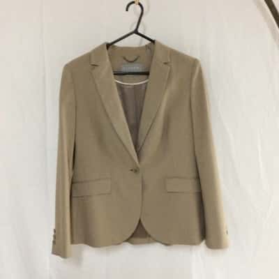 Jigsaw Womens  Size 14 Blazer Brown / Champagne 