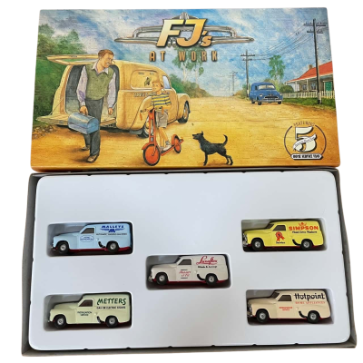 Set of 5 Top Gear FJ’s At Work Holden Home Service Van Models