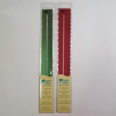 Birch Metal Paper Tearing Rulers No. 7 & 8