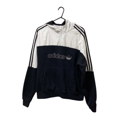 Adidas Mens  Size L Jumper Black  / White 