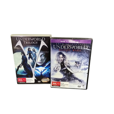 Underworld Film Series: Trilogy & Blood Wars DVD Bundle