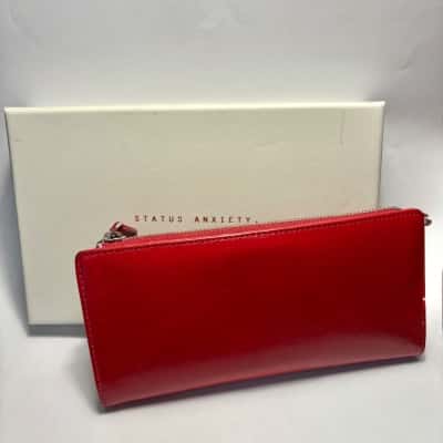 Status Anxiety ‘Dakota’ Red Wallet 