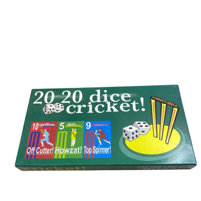 20 20 Dice Cricket Board Games