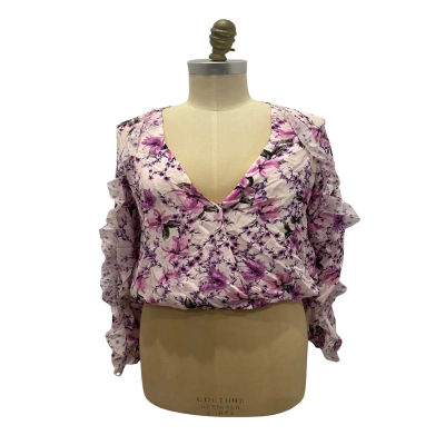 NEW Cami Womens  Size S Long Sleeve Top Floral / Pink  