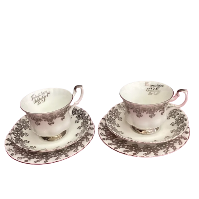 Royal Albert Trio x 2
