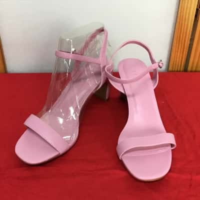 Tokito Womens  Size 7 Pink Strappy "Florence" High Heel Sandals