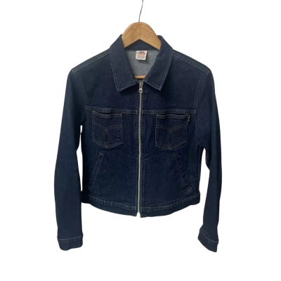  Fiorucci Womens size 14 vintage denim jacket