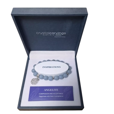 Angelite Tree of Life Bracelet